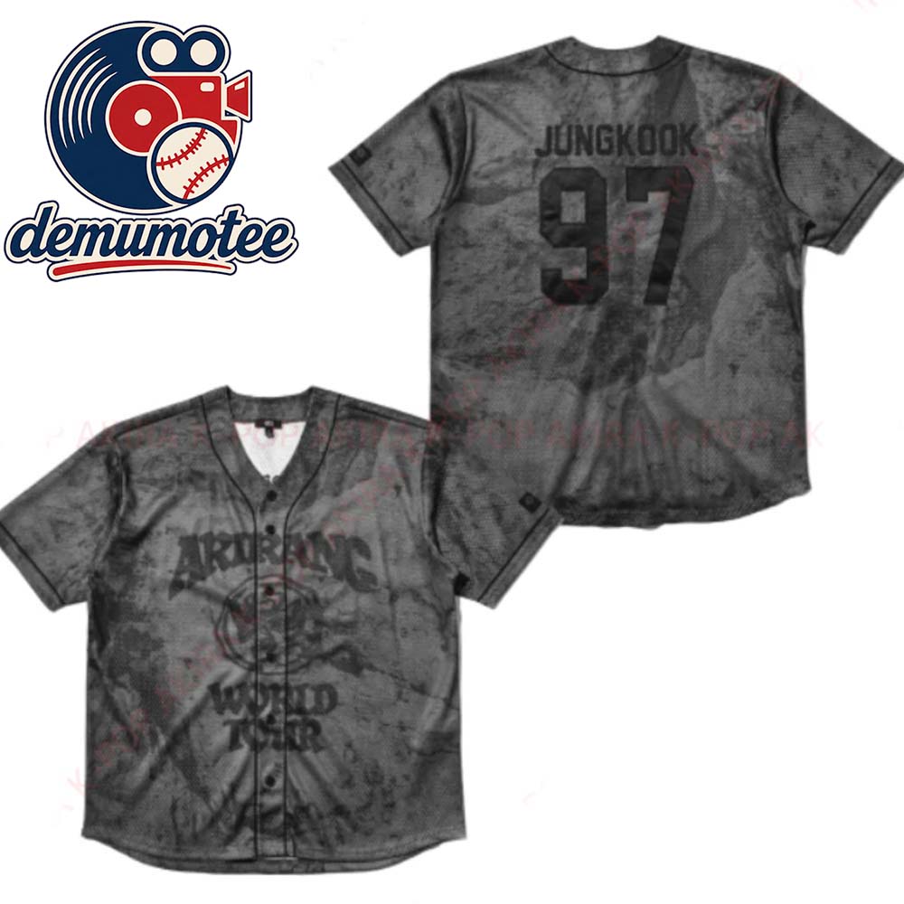 Junggkook BTS Arirang World Tour 2026 Limited Baseball Jersey