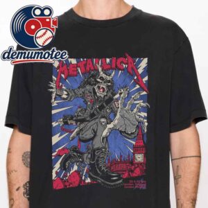 Metallica London Stadium 2026 England July 3rd 5th Exclusive Pop Up Unisex T-Shirt