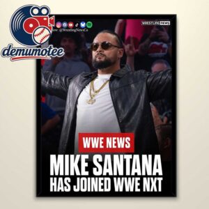Mike Santana Join WWE NXT 2026 Home Decor Poster Canvas