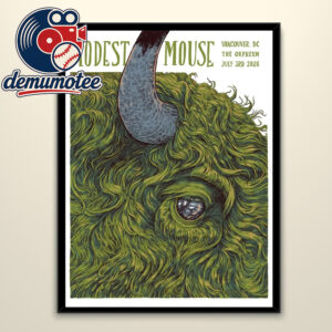 Modest Mouse The Orpheum  2026 Vancouver BC July 3rd Home Decor Poster Canvas