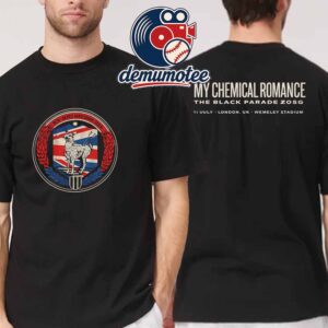 My Chemical Romance MCR London 2026 Wembley Stadium July 11th Two Sided T-Shirt