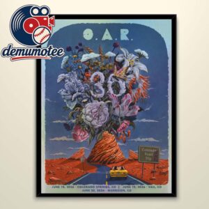 O.A.R. Colorado Road 2026 Trip Vintage Concert Retro Music Home Decor Poster Canvas