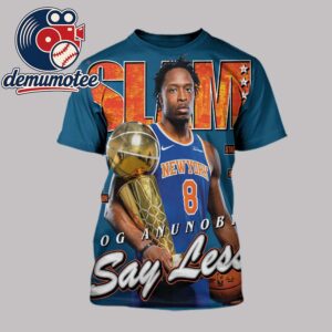 OG Anunoby Gotham’s Hero Covers SLAM 263 All Over Print T- Shirt
