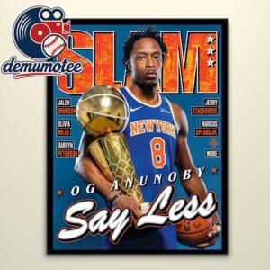 OG Anunoby Gotham’s Hero Covers SLAM 263 Home Decor Poster Canvas