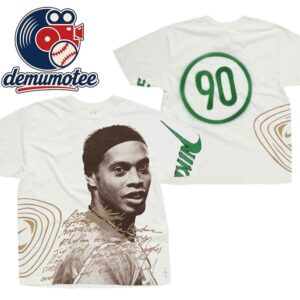 Ronaldinho R10 Cactus Jack x Nike Athletes Series Travis Scott World Cup 2026 All Over Print T-Shirt