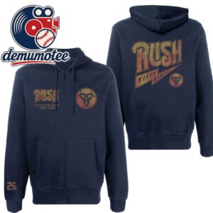 Rush 50 Something 2026 Tour Zip Up Hoodie
