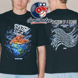 System Of A Down 2026 EU UK Tour Dates Two Sided T-Shirt