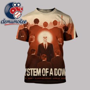 System Of A Down Olympiastadion Berlin DE 2026 All Over Print T- Shirt