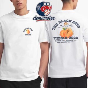 The Black Keys Texas 2026 The Bomb Factory Dallas White Oak Music Hall Lawn Houston Whitewater Amphitheater New Braunfels Two Sided T-Shirt