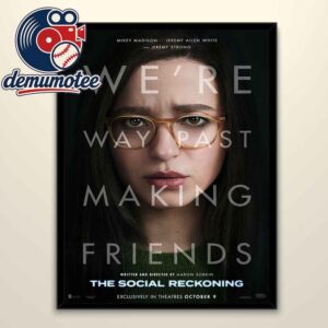 The Social Network Movie 2026 Mikey Madison White We’re Way Past Making Friends Home Decor Poster Canvas