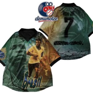 Vini Jr Cactus Jack x Nike Athletes Series Travis Scott World Cup 2026 Retro Jersey
